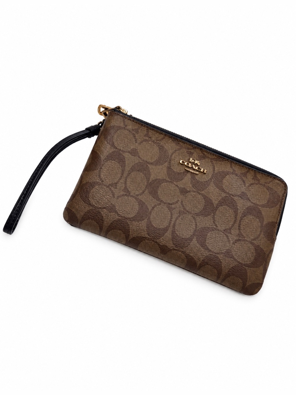 Coach  Brown Wristlet
